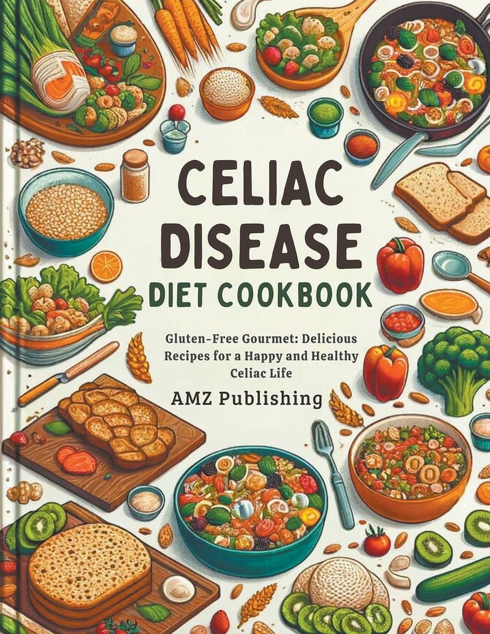 Celiac Disease Diet Cookbook: Gluten-Free Gourmet: Delicious Recipes for a Happy and Healthy Celiac Life (Paperback)