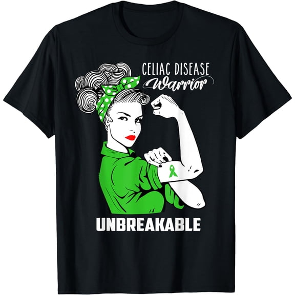 Celiac Disease Warrior Unbreakable Shirt Awareness Gift