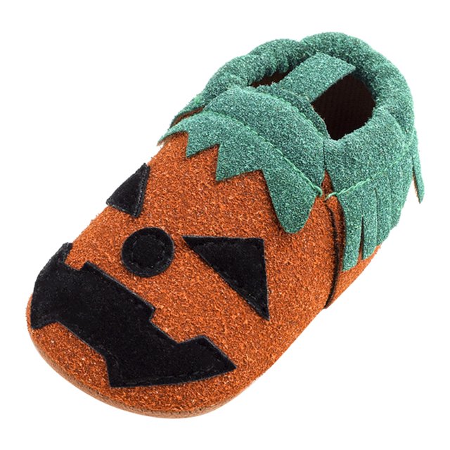 Celiean Girls Slippers Fashion New Pattern Cute Pumpkin Warm And