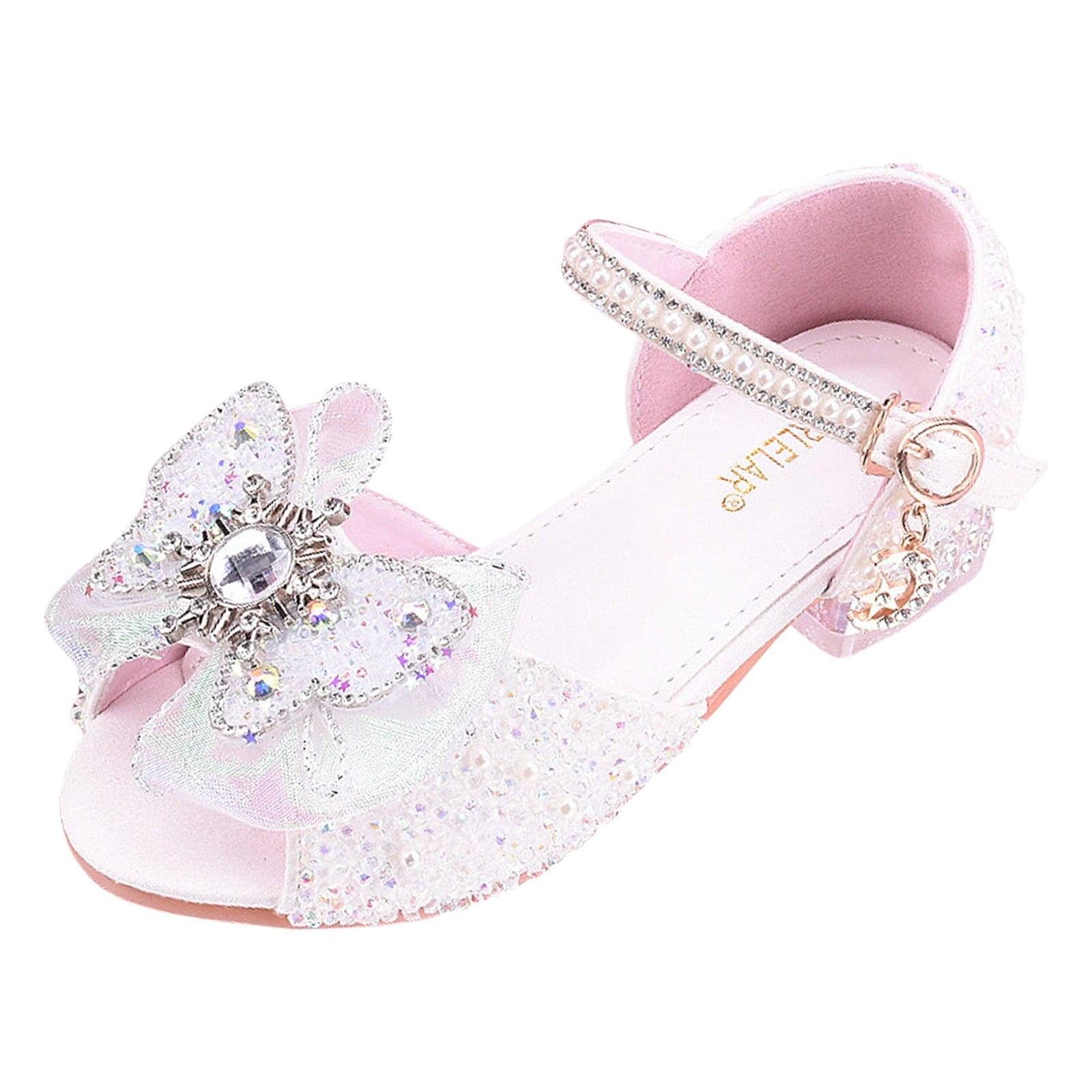 Celiean New Girl Sandals Bow Shoes Little Girl Crystal Shoes Girl Dress ...