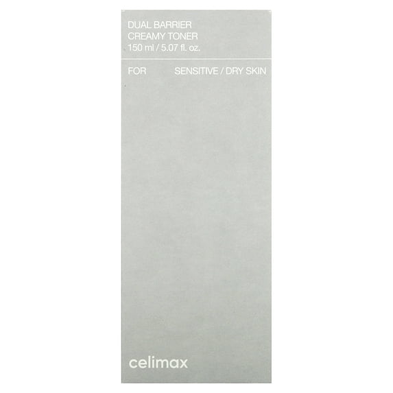 Celimax Dual Barrier Creamy Toner, Fort Sensitive/Dry Skin, 5.07 fl oz (150 ml)