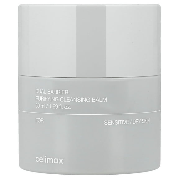 Celimax Dual Barrier Purifying Cleansing Balm, For Sensitive/Dry Skin, 1.69 fl oz (50 ml)