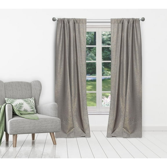 Celina Metallic Textured Window Curtain