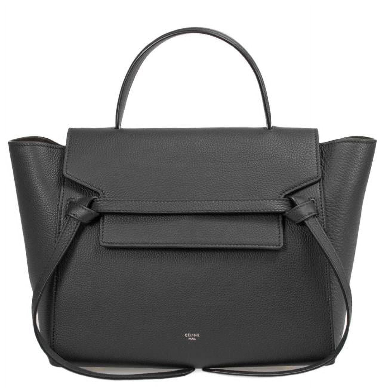 バッグ CELINE Belt Bag Black Celine CEL-HBAG-BLT-BLK-GLD-M Medium Belt Bag, Black Grained