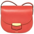 thumbnail image 1 of Celine CEL-HBAG-TROTTEUR-RED-S Trotteur Small Red Calfskin Leather Crossbody Handbag, 1 of 7