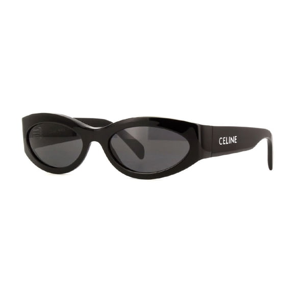 Celine CL40288I MONOCHROMS 01A 56mm Cat Eye Sunglasses Women's Shiny Black