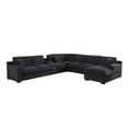thumbnail image 1 of Lilola Home Fabric Corner Sectional Sofa with Right-Facing Chaise, Cupholders, 1 of 14