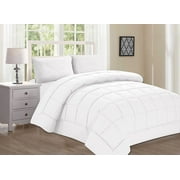Celine Line High Quality Double-Filled Comforter Full/Queen, Gray