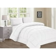 thumbnail image 1 of Celine Line High Quality Double Filled Comforter Full/Queen , White, 1 of 3