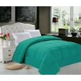 thumbnail image 1 of Celine Line High Quality Double-Filled Comforter King/Cal King , Turqouise, 1 of 1