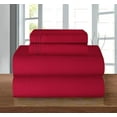 thumbnail image 1 of Celine Linen 1500 Premier Hotel Collection 4-Pc Sheet Set King, Burgundy, 1 of 2