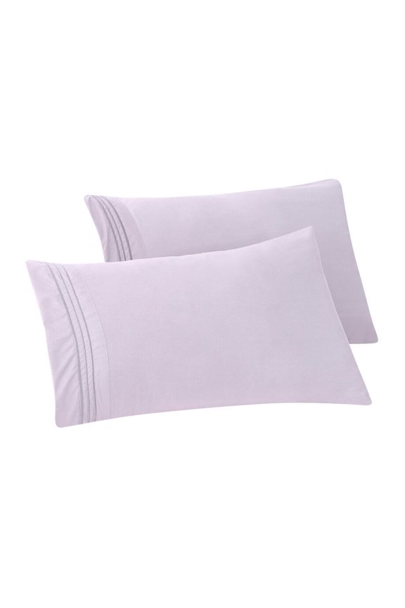 1500 Series King Bed Sheet Set, Deep Pocket Cooling Sheets, Lilac