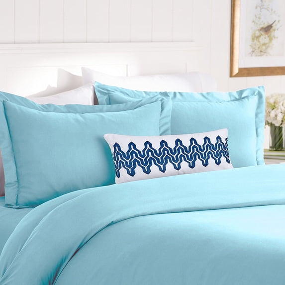Celine Linen® 1500 Series Egyptian Quality Super Soft Wrinkle Free 2 pc Pillowcases, , Standard Size - Aqua