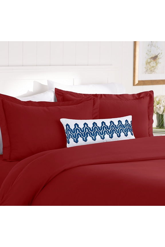 Celine Linen 1500 Series Egyptian Quality Super Soft Wrinkle Free 2 pc Pillowcases, , Standard Size - Burgundy