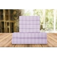 thumbnail image 1 of Celine Linen Holiday Gift Dobby Stripe 1500 Series Percale Wrinkle and Fade Resistant (6-Piece) Bedding Set, King, Stripe Periwinkle Lavender, 1 of 3