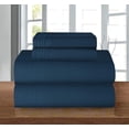 thumbnail image 1 of Celine Linen Series Microfiber 4-Pc Sheet Set Full, Navy, 1 of 5