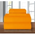 thumbnail image 1 of Celine Linen Series Microfiber 4-Pc Sheet Set King, Orange, 1 of 5