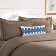 thumbnail image 1 of Celine Linen 1500 Series 3-Piece Duvet Cover Set, Ultra Soft Microfiber, Breathable, Wrinkle Resistant Bedding Set , Full/Queen - Taupe, 1 of 5