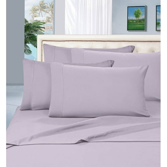 Celine Linen ®Supreme 1500 Collection 4pc Bed Sheet Set - All size and Colors , King Lilac