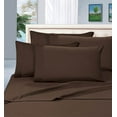 thumbnail image 1 of Celine Linen ®Supreme 1500 Collection 4pc Bed Sheet Set - All size and Colors , Split King, Chocolate Brown, 1 of 1