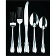 thumbnail image 1 of Celine Platinum 5 Piece Place Setting - 18-10 Stainless Steel - Platinum Accent, 1 of 1