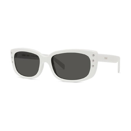 Celine CL40072I 25N 60mm Oval Sunglasses Women's White