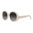 thumbnail image 1 of Celine CL40242I 25K 53mm Round Sunglasses Women's Milky Cream, 1 of 1