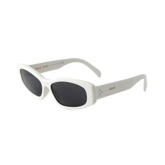 Celine CL40252I 25A 58mm Cat Eye Sunglasses Unisex Shiny Ivory