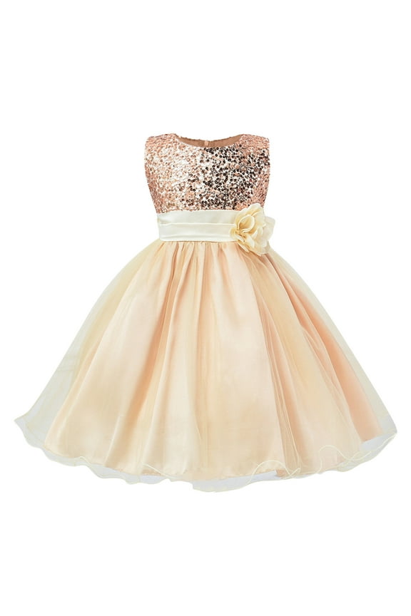 Girls' Party Dresses Kids Toddler Baby Spring Summer Print Sleeveless Princess Party Clothes Clothing Trendy Casual Comfy,3-10Y