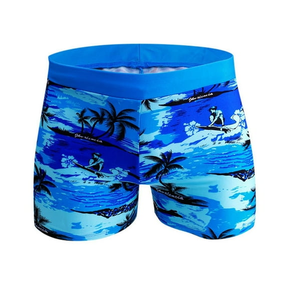 Wxolcjlv Kids Little Boys Cute Summer Swimming Trunks Elementary School Middle School College Swimming Trunks Bathing Suits Comfort Breathable Size 6-8 Years