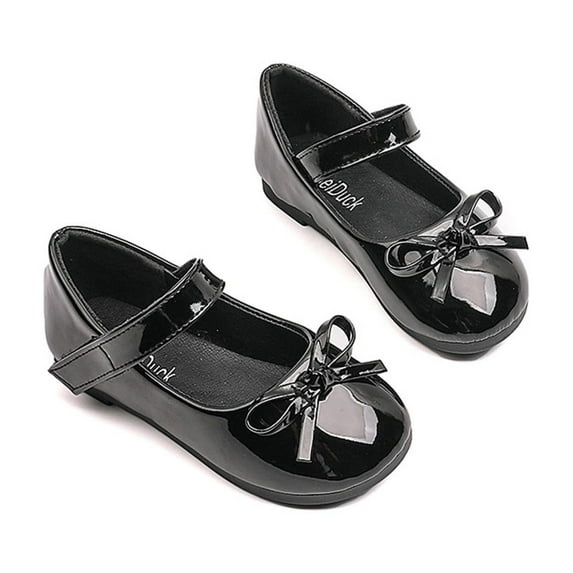 Celivon Kids Sandals Spring Autumn Girl Shoes Black Bow Performance Shoes Shoes For Tween 12