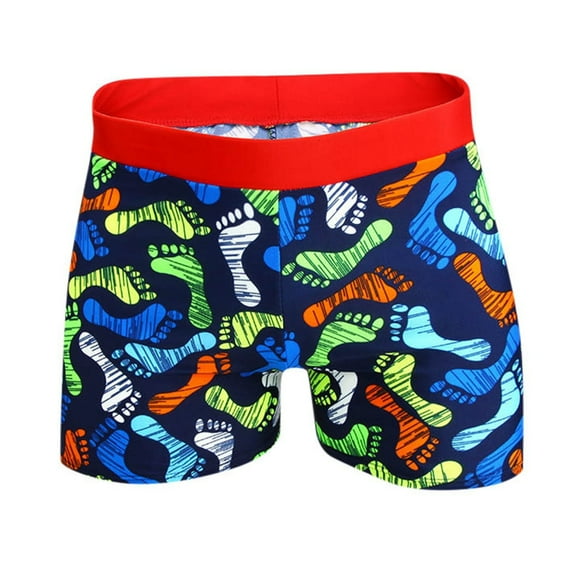 Wxolcjlv Kids Teen Boys Cute Summer Swimming Trunks Elementary School Middle School College Swimming Trunks Bathing Suits Comfort Breathable For Big Boys Size 10-12 Years