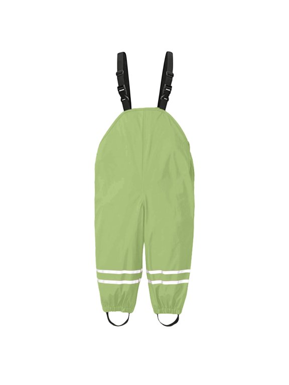 Celivon Kids Toddler Cotton Blend Rain Dungarees Windproof Waterproof Mud Jumpsuit Clothesnylon Stylish And For Rainy Day Or Travel 3T