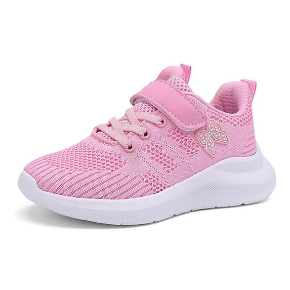Wxolcjlv Mesh Lace Up Sneakers Color Matching Casual Comfy Running Shoes For Tween Size 11 Years