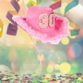 thumbnail image 1 of Celivon Pink Cowgirl Hat Birthday Party Pompom Hat Casual Style Prom Performance Prop Hat, 1 of 4