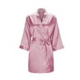 thumbnail image 1 of Celivon Silk Robes For Women Spring Summer Long Pajamas Smooth Solid Color Light Bathrobe Wedding Robe Makeup Bridesmaid Robe Satin Kimono, 1 of 7