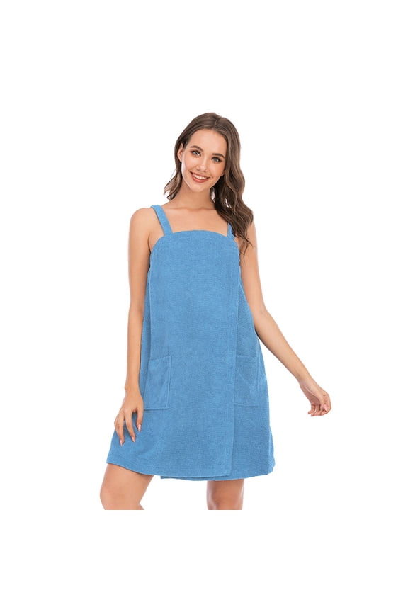 Terry Cloth Robes For Women Spring Autumn Long Pajamas Smooth Bathrobe Suspender Bath Robe Beauty Salon Sexy Bathrobe Bath Towel