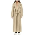 thumbnail image 1 of Celivon Terry Cloth Robes For Women Spring Autumn Long Pajamas Smooth Water Absorbing Quick Drying Nightgown Bathrobe, 1 of 4