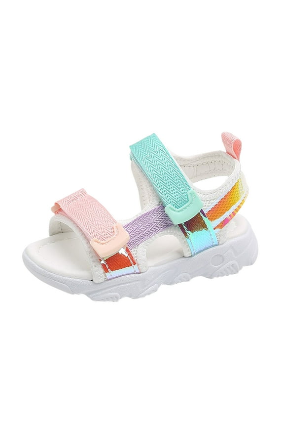 Toddler Baby Girls Leather Sandals Kids Girl Lace Non Breathable Boots Shoes Summer Casual Fashion Comfort