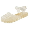 thumbnail image 1 of Wxolcjlv Toddler Kids Girl Jelly Sandals Girls Closed Toe Summer Dress Shoes Beach Flat Sandals Size 2 Years, 1 of 9