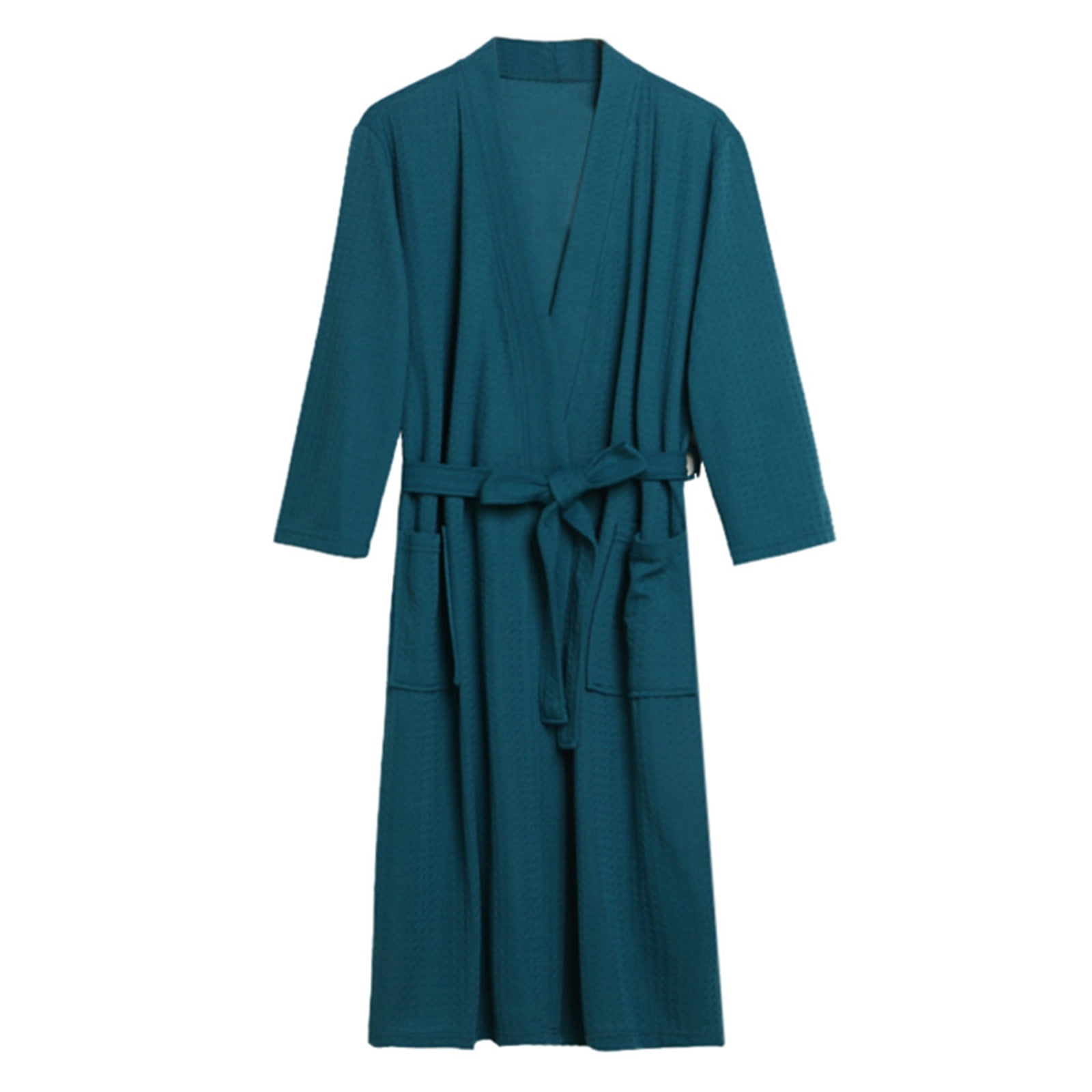 Spring Colors Robe Celivon Waffle Robes For Women Spring Summer Long Pajamas Smooth Mens ...