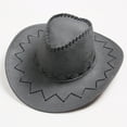 thumbnail image 1 of Celivon Women Men Summer Western Cowgirl Hat Shapeable Wide Brim Sun Hat, 1 of 4