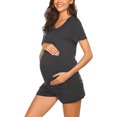 thumbnail image 1 of Celivon Womens Maternity Nursing Pajama Set Breastfeeding Sleepwear Set, 1 of 3