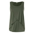thumbnail image 1 of Celivon Womens Maternity Nursing Tank Top Summer Sleeveless Crewneck Breastfeeding Cami Vest Top Flattering Comfy Pregnancy Clothes, 1 of 7