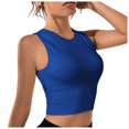 thumbnail image 1 of Celivon Womens Sports Bras Solid Fitness Shape Sexy Seamless Full Coverage Vest Underwear Yoga Everyday Bra Size S-L, 1 of 4