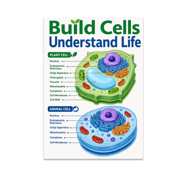 Cell Biology Wall Decor - Science Enthusiast - 13x19 Poster Print