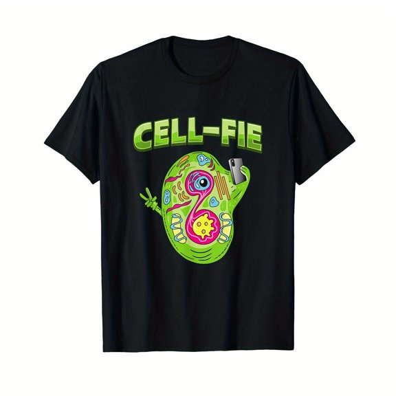 Cell Fie Funny Biology Science Teacher Tee Science Graphic T-Shirt