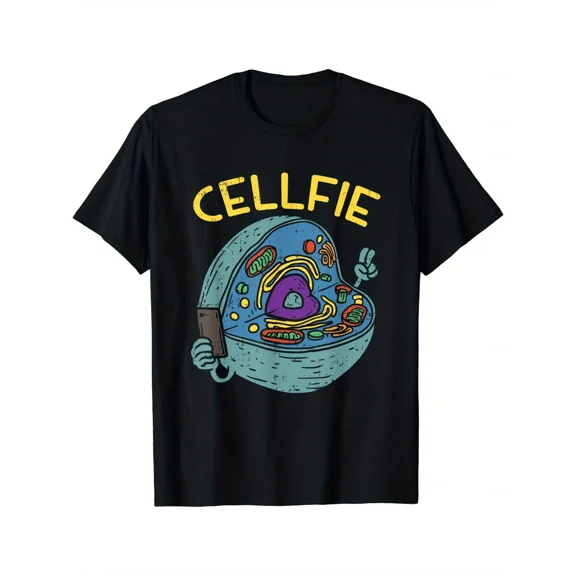 Cell Fie Funny Science Biology Graphic Soft Comfortable Unisex T-Shirt up to size 5XL