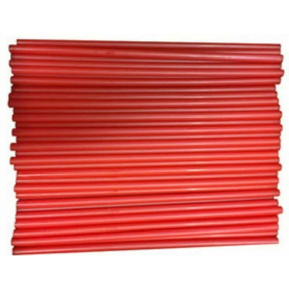 Cell O Core Red Zombie Fat Straw - Wrapped, 10.5 inch -- 450 per case.