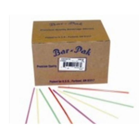 Cell-O-Core TJW4500BLK R3J 10.25 in. Jumbo Straw Wrapped, Black - Case of 2000